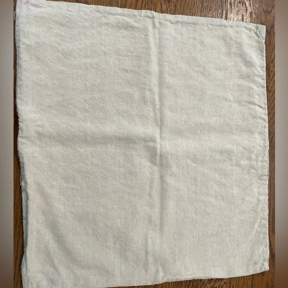 Pottery Barn Reilley Pink Pillow Cover 22inch Crewel Embroidered Linen Spring